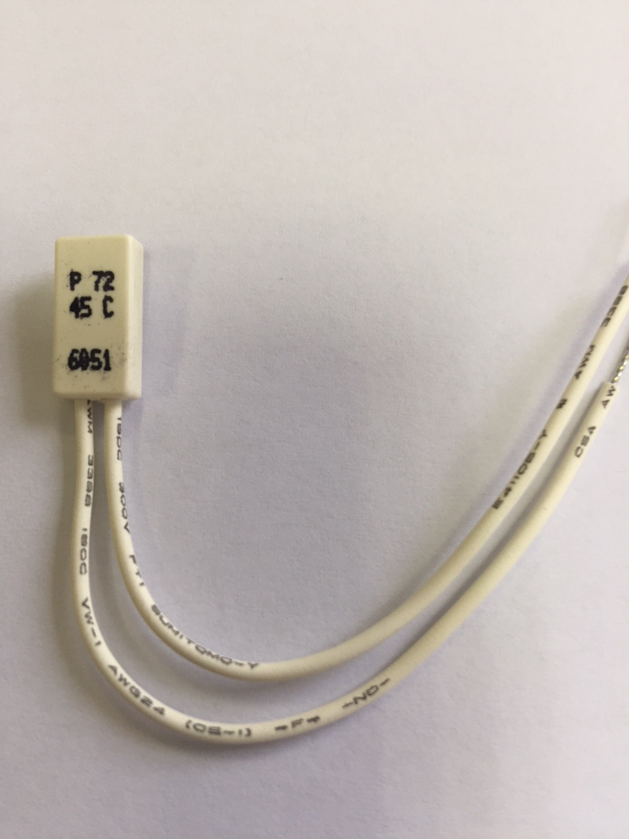 Bilame interrupteur thermique fermé 45°C 10a 250v Thermostat machine à laver sèche-linge - ECLATS DESTOCKAGE