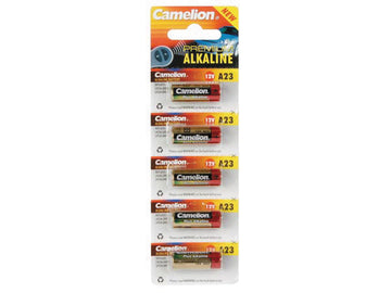 Blister 5 piles 12v alcaline lr23 33mah gp23a 23a v23a el12 gp23gac alkaline camelion ECLATS DESTOCKAGE