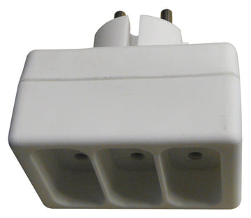 Bloc 3 prises euro 6a triplite secteur electrique 220v monophase multiprise 3219510145171 ECLATS DESTOCKAGE