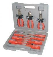 Boite a 11 outils compact vtset18 3 pinces 1 testeur tension 7 tournevis outillage ECLATS DESTOCKAGE