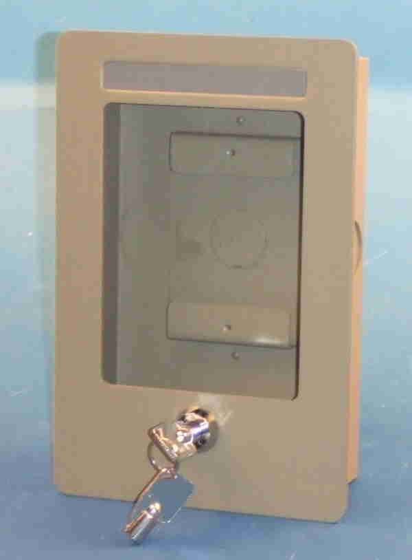 Boite a encastree avec serrure a cle pour platine interphone de rue parlophone portier - ECLATS DESTOCKAGE