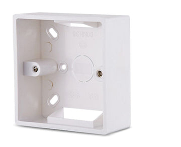 boite coffret montage mural apparent Cassette saillie pour interrupteur prise électrique 86 X 86mm PVC ECLATS DESTOCKAGE