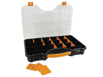 Boîte de rangement 24 coffrets boite pour vis quincaillerie omr24 ECLATS DESTOCKAGE