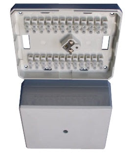Boite jonction autoprotegee pvc derivation 24 plots jb30 102x125x48mm boitier raccordement ECLATS DESTOCKAGE
