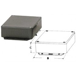 Boitier abs noir 120 x 120 x 90 mm coffre coffret boite plastique ha1591vfbk ECLATS DESTOCKAGE
