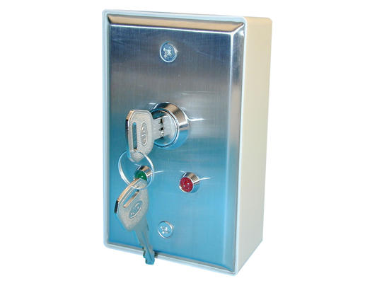 Boitier autoprotege serrure 2 clef marche arret haa80 12v interrupteur commutateur coffret metal ECLATS DESTOCKAGE