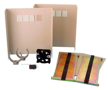 Boitier metal en pieces detachees ventilateur pour cartouche fumigene coffret metallique - ECLATS DESTOCKAGE