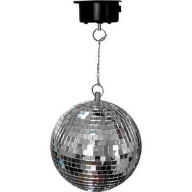 Boule a facettes 30cm 12 + moteur 220v jeu lumière animation effet lumineux eclairage - ECLATS DESTOCKAGE