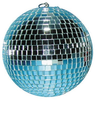 Boule a facettes 8 pouces 20cm disco anniverssaire lumiere animation - ECLATS DESTOCKAGE