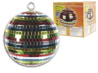 Boule a facettes multicolore (ø 20cm) jeu de lumiere vdl20cmb ECLATS DESTOCKAGE