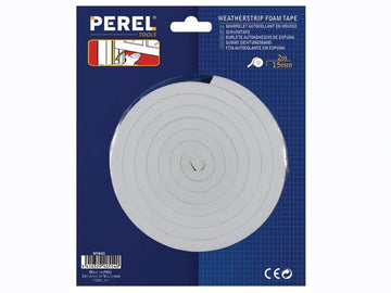 Bourrelet autocollant en mousse 15mm x 2m blanc dtws1b etancheite air humidite poussiere ECLATS DESTOCKAGE