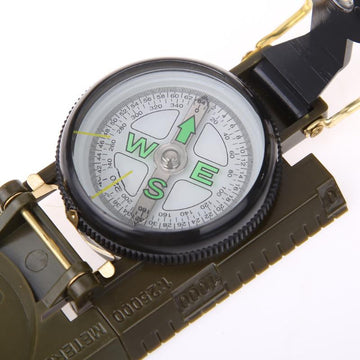 Boussole pliable double reperage precision look militaire marqueur de cap loupe hq-cp10 ECLATS DESTOCKAGE