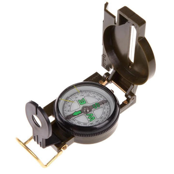 Boussole pliable precision visee look militaire double reperage marqueur de cap loupe hq-cp10 ECLATS DESTOCKAGE