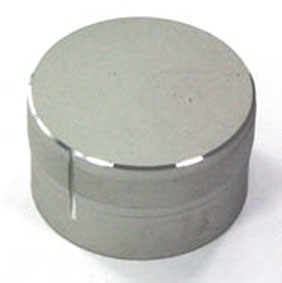 Bouton alu haed1933 pour axe 6mm ø 33mm ECLATS DESTOCKAGE