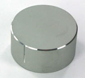 Bouton alu haed1940 pour axe 6mm ø 40mm extérieur alu, intérieur plastique ECLATS DESTOCKAGE