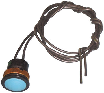 Bouton poussoir bleu special environnement severe etanche a fils - ECLATS DESTOCKAGE