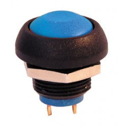 Bouton poussoir electrique unipolaire etanche ip67 bleu no COAPISR3SAD100 APEM ISR3SAD100 ECLATS DESTOCKAGE