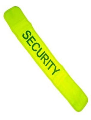Brassard jaune securite routiere fluo en471 security velcro haute visibilite protection - ECLATS DESTOCKAGE