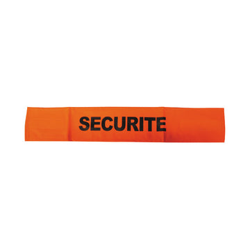 Brassard securite orange fluo velcro d4101 en471 routiere haute visibilite protection bras