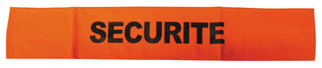 Brassard orange fluo velcro d4101 en471 securite routiere haute visibilite protection bras ECLATS DESTOCKAGE