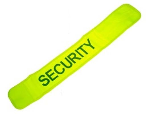 Brassard securite jaune fluo en471 routiere velcro haute visibilite sfby1 protection bras ECLATS DESTOCKAGE