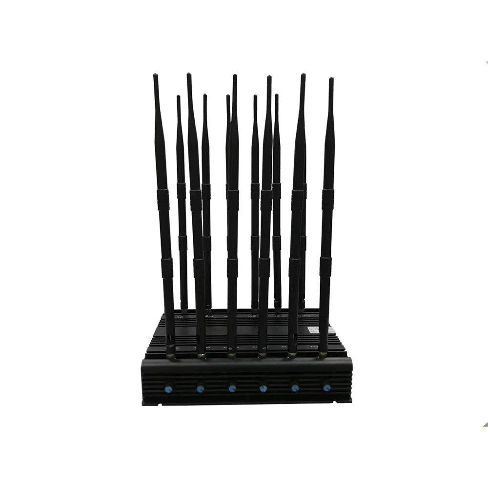 Brouilleur 220V bloqueur signal 12 antennes GSM 2G 3G 4G Wifi 2.4GHz GPS DCS CDMA ECLATS DESTOCKAGE