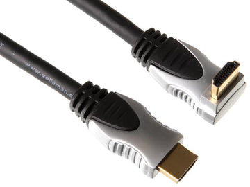 Cable 0.75m hdtv male hdmi mâle plaque or cordon cable 557 0.75 video haute definition könig ECLATS DESTOCKAGE