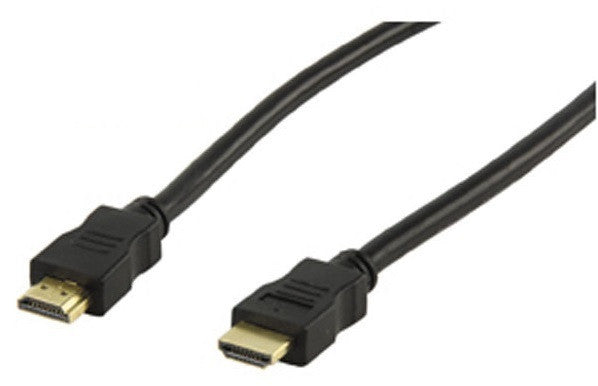 Cable 10m hdmi hdtv mâle hdmi mâle 1.3 plaque or cable-557/10 cordon video haute definition konig ECLATS DESTOCKAGE