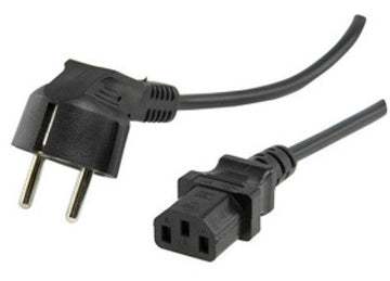 Cable 1.8m alimentation secteur prise mâle cordon alim schuko ordinateur prolongateur cable-703 ECLATS DESTOCKAGE