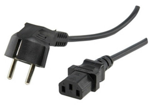 Cable 1.8m alimentation secteur prise mâle cordon alim schuko ordinateur ECLATS DESTOCKAGE