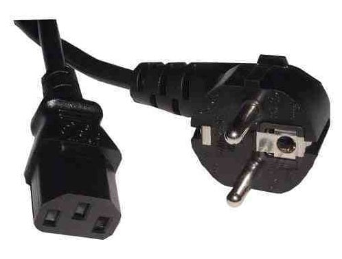 Cable 1.8m alimentation secteur prise schuko mâle cordon alim ordinateur prolongateur cable-703 ECLATS DESTOCKAGE