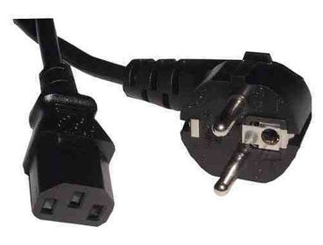 Cable 1.8m alimentation secteur prise schuko mâle cordon alim ordinateur prolongateur cable-703 ECLATS DESTOCKAGE
