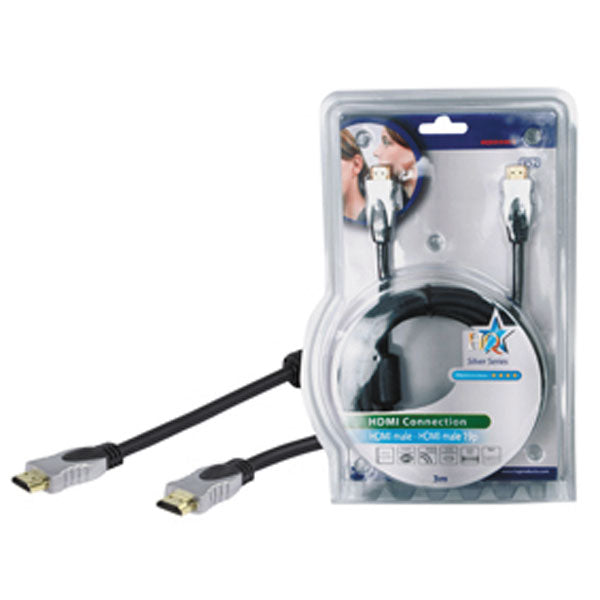 Cable 3m hdmi hdtv 1.3 mâle hdmi mâle cordon video hqss5550/3 haute definition HQSS5560-3.0 ECLATS DESTOCKAGE
