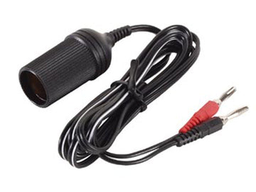 Cable alimentation 1.8m plugc7 avec prise allume cigare femelle et 2 fiches bananes ECLATS DESTOCKAGE