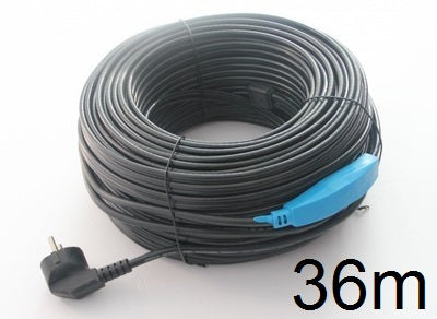Cable anti gel 36m thermostat cordon electrique chauffant shpt-36m canalisation tuyau antigel ECLATS DESTOCKAGE