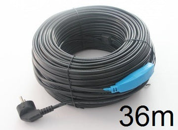 Cable anti gel 36m thermostat cordon electrique chauffant shpt-36m canalisation tuyau antigel ECLATS DESTOCKAGE