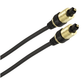 Câble audio numérique Toslink mâle vers Toslink mâle 10,0 m noir ECLATS DESTOCKAGE
