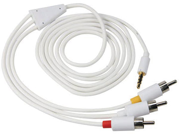 Cable audio video 3.5mm pour ipod ou mini pour connexion av rca pcmp16 ECLATS DESTOCKAGE