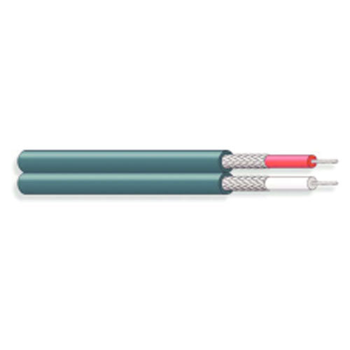 Cable blinde microphone 2x0.22 mm² le metre noir ECLATS DESTOCKAGE