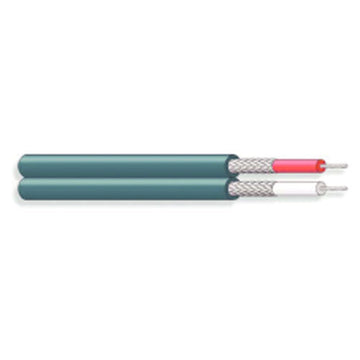 Cable blinde microphone 2x0.22 mm² le metre noir ECLATS DESTOCKAGE
