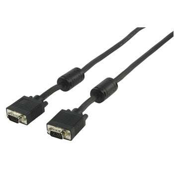 Cable blinde vga s-vga male double moniteur multimedia video 15m cable-177-15 ECLATS DESTOCKAGE