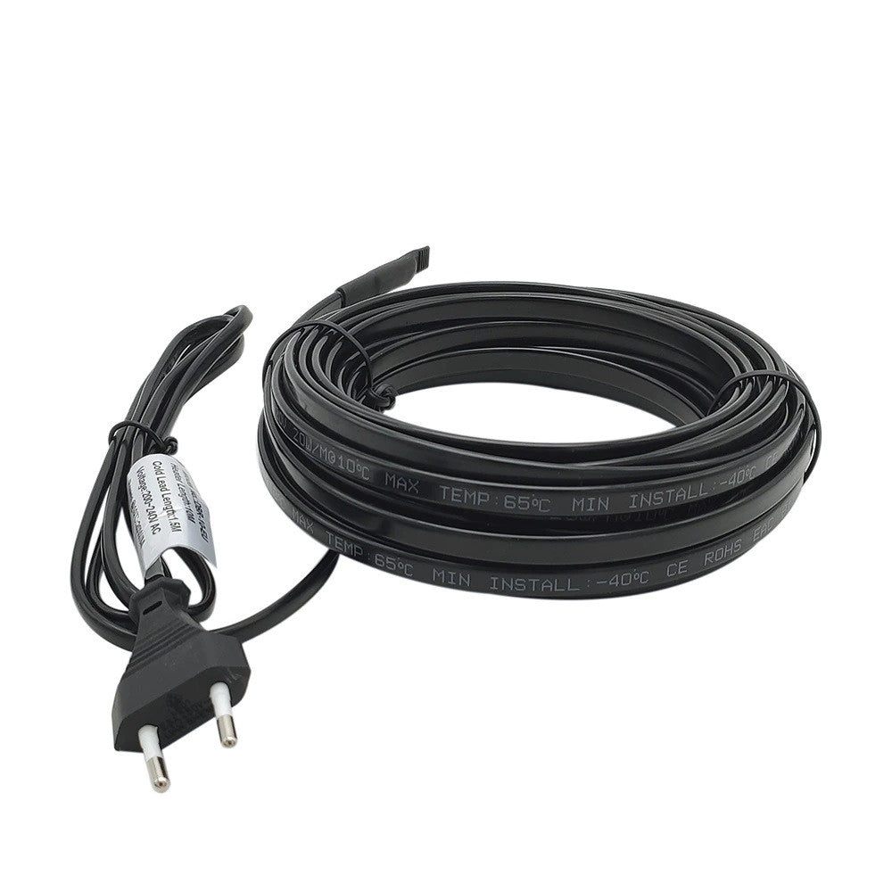 Cable chauffant antigel cordon electrique 1m shpt-1m anti gel canalisation tuyau eau thermostat ECLATS DESTOCKAGE