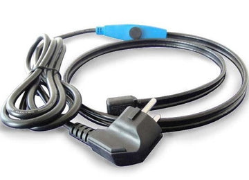Cable chauffant antigel cordon electrique 2m shpt-2m anti gel canalisation tuyau eau thermostat ECLATS DESTOCKAGE