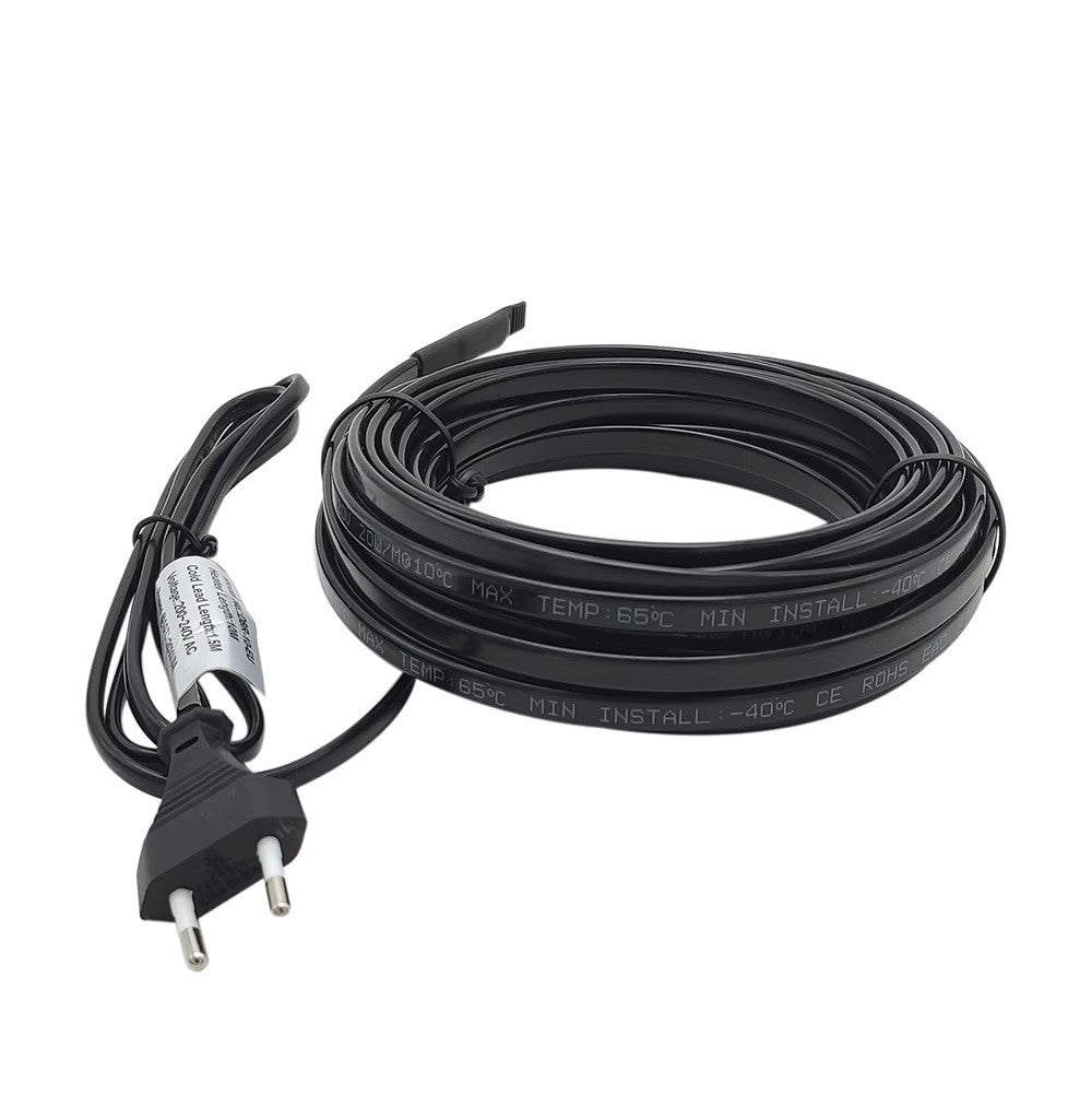 Cable chauffant antigel cordon electrique 6m 200v 220v 240v canalisation tuyau eau thermostat ECLATS DESTOCKAGE