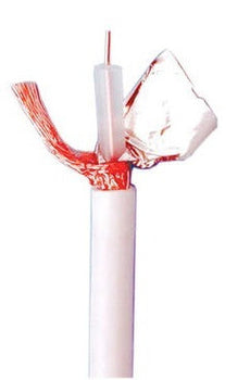 Cable coaxial 75 ohm ivoire ø6mm 100m cxc4c2v fil multimedia satellite tv television