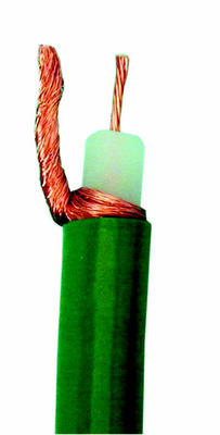 Cable coaxial 75 ohm vert ø10mm kx8 (le mètre) ex 54365 cables coaxiaux verts cablage fils ECLATS DESTOCKAGE
