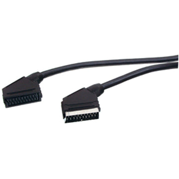 Cable cordon peritel 1.5 m fiche male femelle 21p coudé scart 40 ECLATS DESTOCKAGE