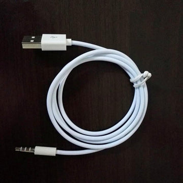 Cable cordon usb male vers jack 3.5 audio 5cm Chargeur Adaptateur iPod MP3 Stéréo Voiture MP4 ECLATS DESTOCKAGE