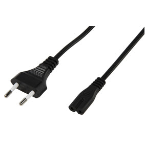 Cable d alimentation avec fiche en 8 de 2m cable-701-2.5 ECLATS DESTOCKAGE