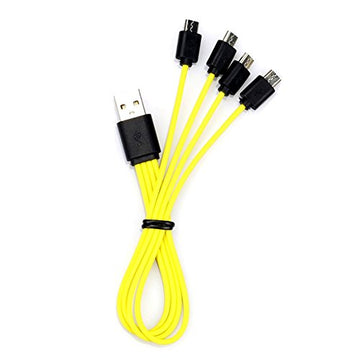 Câble de charge Micro USB Znter pour 4 Batteries rechargeables r6usb r14usb r20usb 6f22usb ECLATS DESTOCKAGE